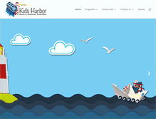 Tablet Screenshot of kids-harbor.com